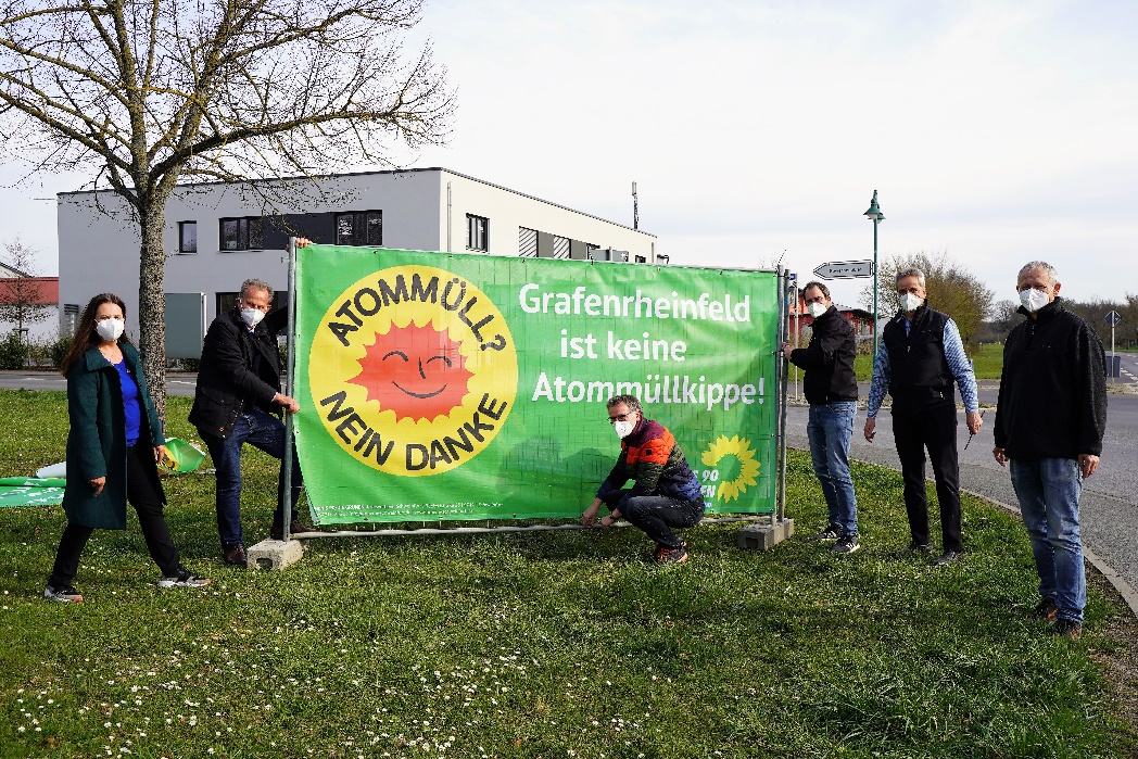 Plakat gegen Atommüll