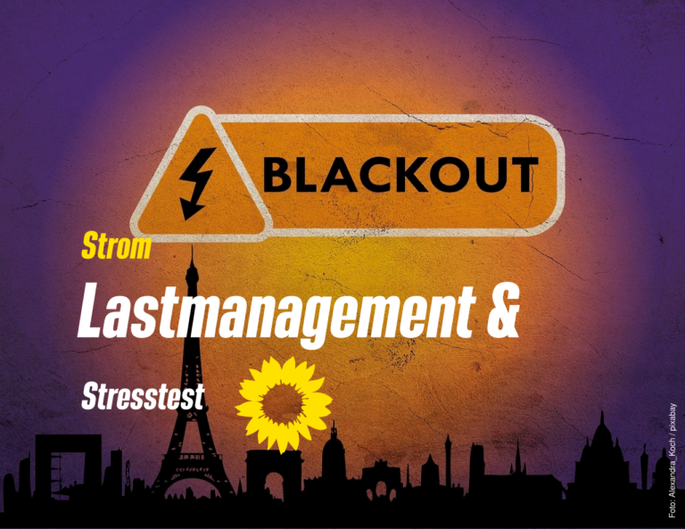 Strom: Versorgungssicherheit, Blackout, Lastmanagement und Stresstest