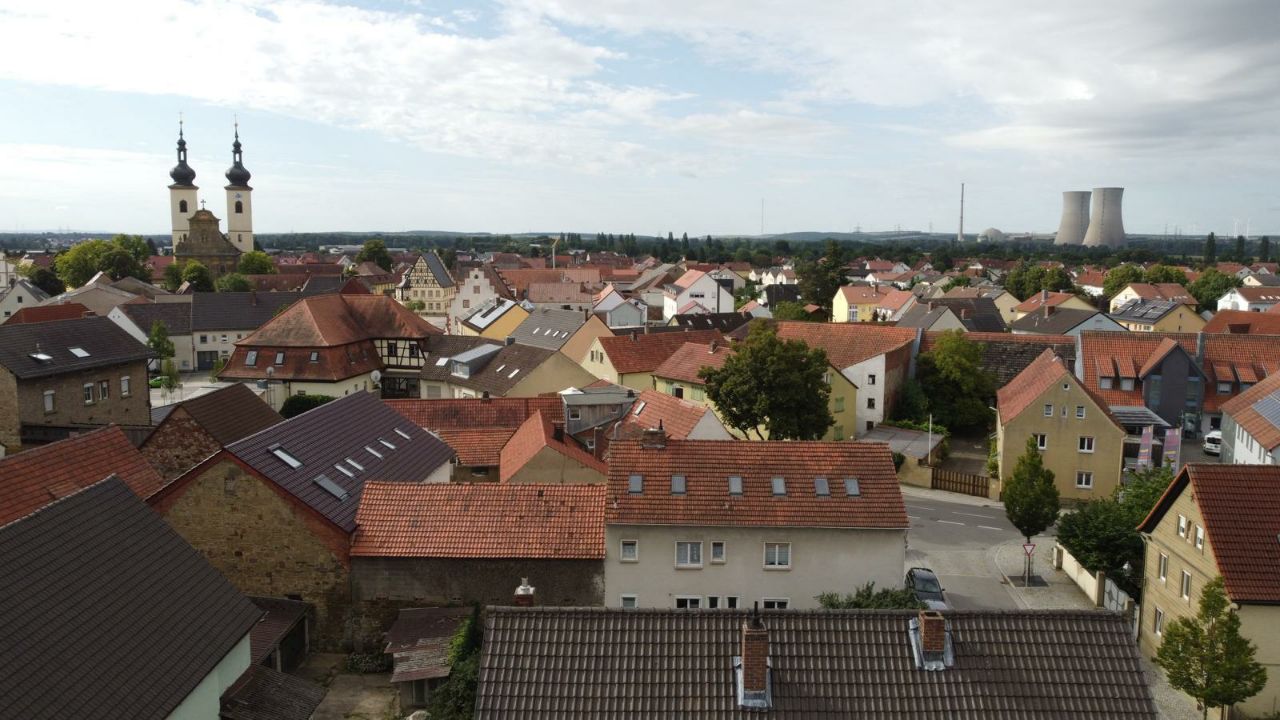 Grafenrheinfeld von oben