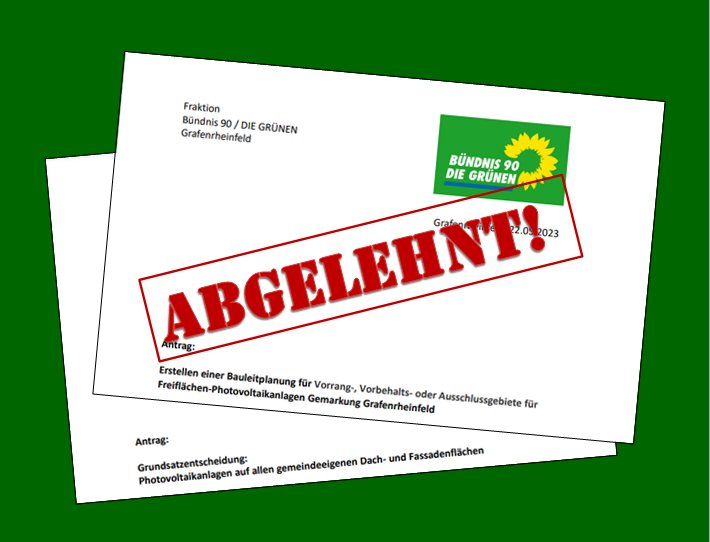 Anträge abgelehnt