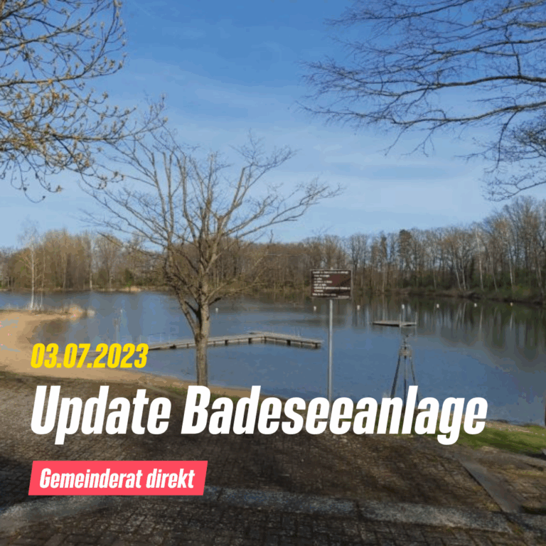 Update Badesee Anlage